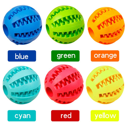 Pet Sof Pet Dog Toys Toy Funny Interactive Elasticity Ball Dog Chew Toy For Dog Tooth Clean Ball Of Food Extra-tough Rubber Ball