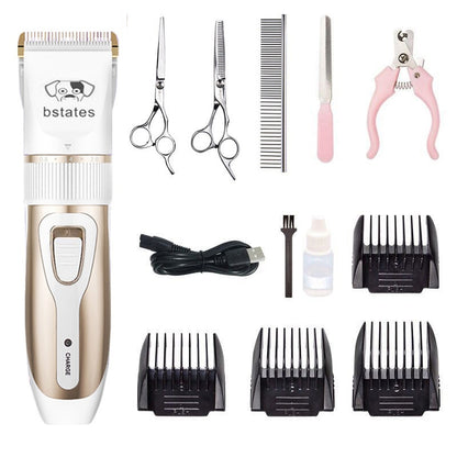 Pet Cat Dog clippers professional Dogs grooming clipper groomer kit USB Rechargeable Low-noise Pets Hair Trimmer Display battery