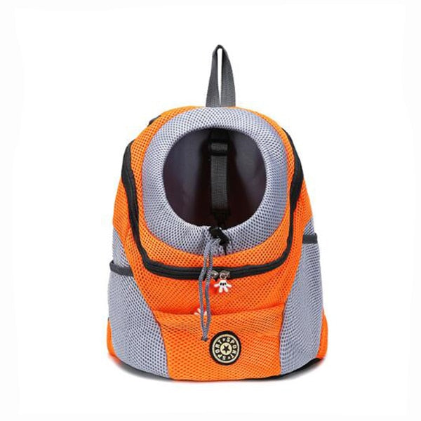 New Outdoor Nylon Pet Dog Carrier Bag Double Shoulder Portable Travel Dog Pet Backpack Mesh Pet Front Bag