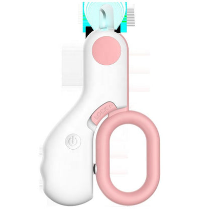 Pet Scissors Cat Nail Clippers Dog Nail Clippers LED Blood Line Pet Nail Clippers