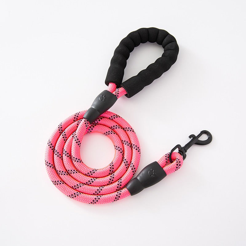 Dog Leash Foam Handle Round Rope - Dog Harness UK