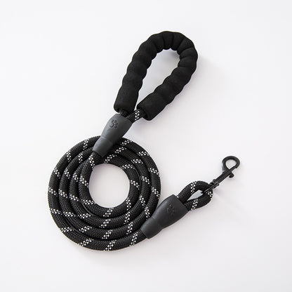 Dog Leash Foam Handle Round Rope - Dog Harness UK