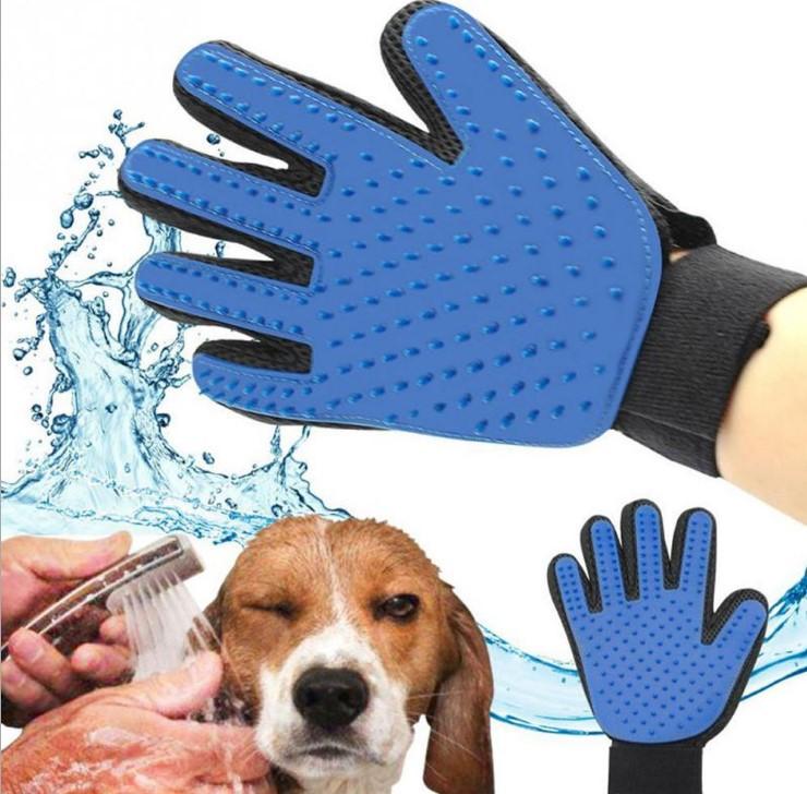 Silicone Glove Pet Grooming Dogs Bath Pet Cleaning