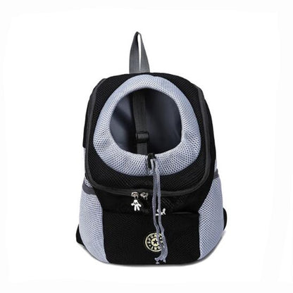 New Outdoor Nylon Pet Dog Carrier Bag Double Shoulder Portable Travel Dog Pet Backpack Mesh Pet Front Bag