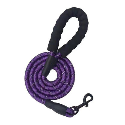 Dog Leash Foam Handle Round Rope - Dog Harness UK