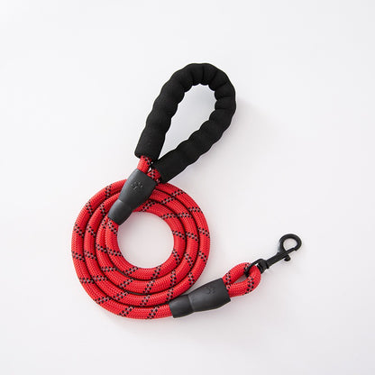 Dog Leash Foam Handle Round Rope - Dog Harness UK